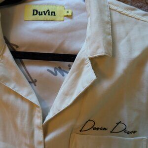 Duvin Disco Crop Button Up